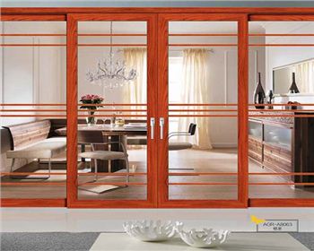 成都鋁木平開門窗